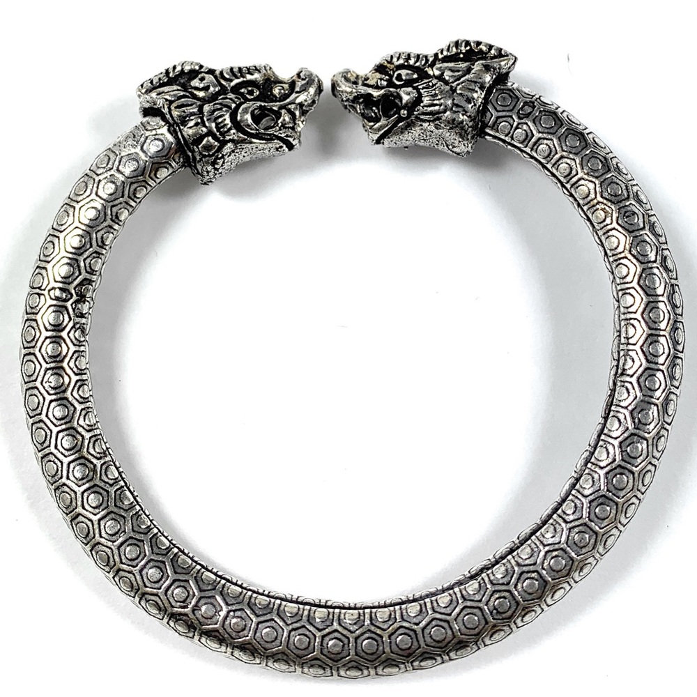 Vintage dragon heads antique bracelet